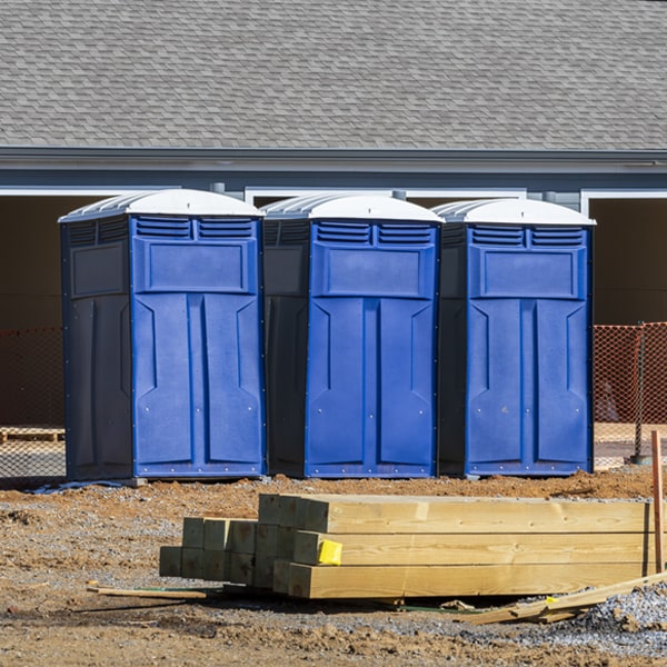 is there a specific order in which to place multiple portable toilets in Lanham